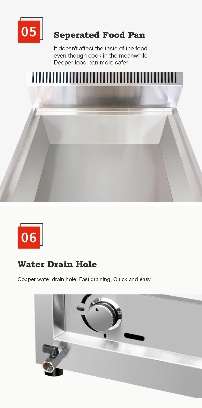 6 Heads Gas Noodle Cooker Commercial Industrial Noodle Boiler Machine