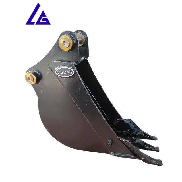 Durable 0.2cbm Backhoe Loader Bucket Standard Bucket with Durable Bucket Teeth