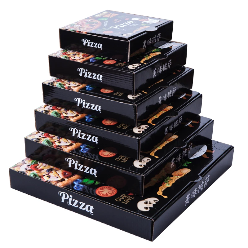 Custom Baked Pizza Box high Quality Practical Pizza Boxes With Logo