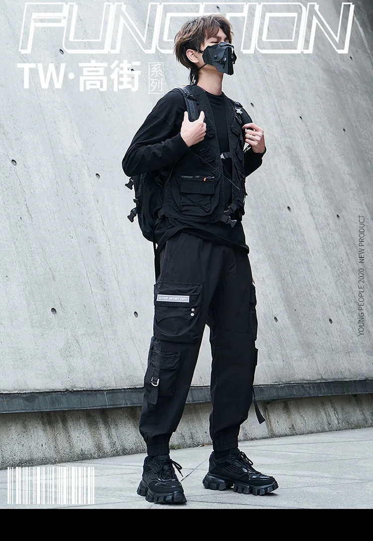 Pantalones Cargo Para Hombre,Pantalón De Chándal Informal,Hip Hop,Con  Bolsillos,Cinta,Ropa De Calle,Ropa De Calle,Novedad De 2021 - Buy Pantalones  De Pista,Pantalones De Carga,Camisetas Pantalones Product on Alibaba.com