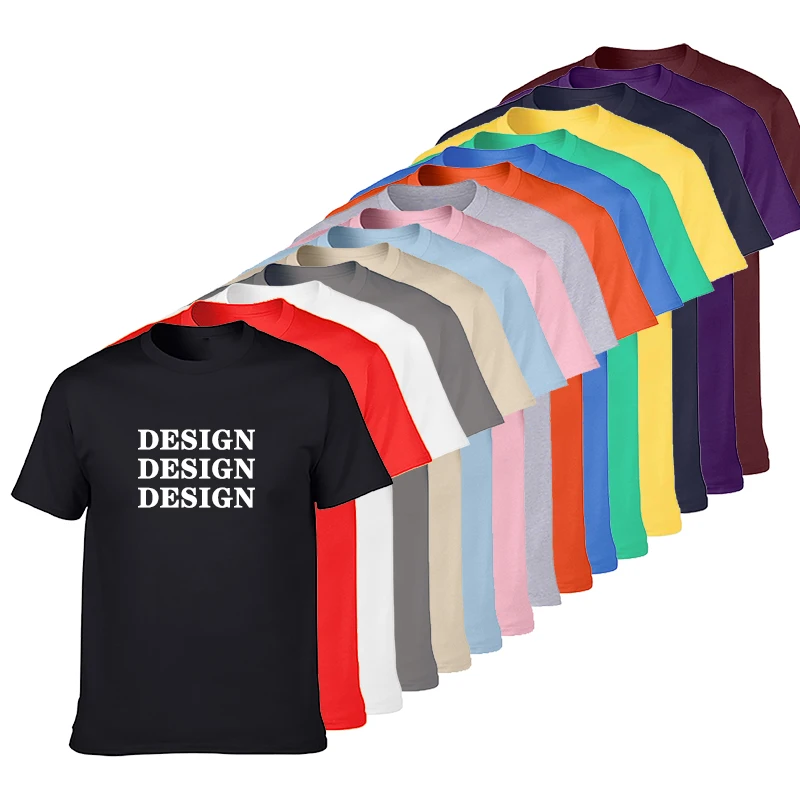 New Design American Summer Men'S Clothing Blank High Quality T Shirt Custom Casual T Shirts for Men