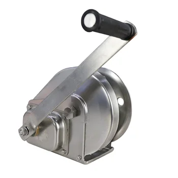 2600LBS Stainless Steel Brake Manual Winch Hand Brake Winch Lifting Winch
