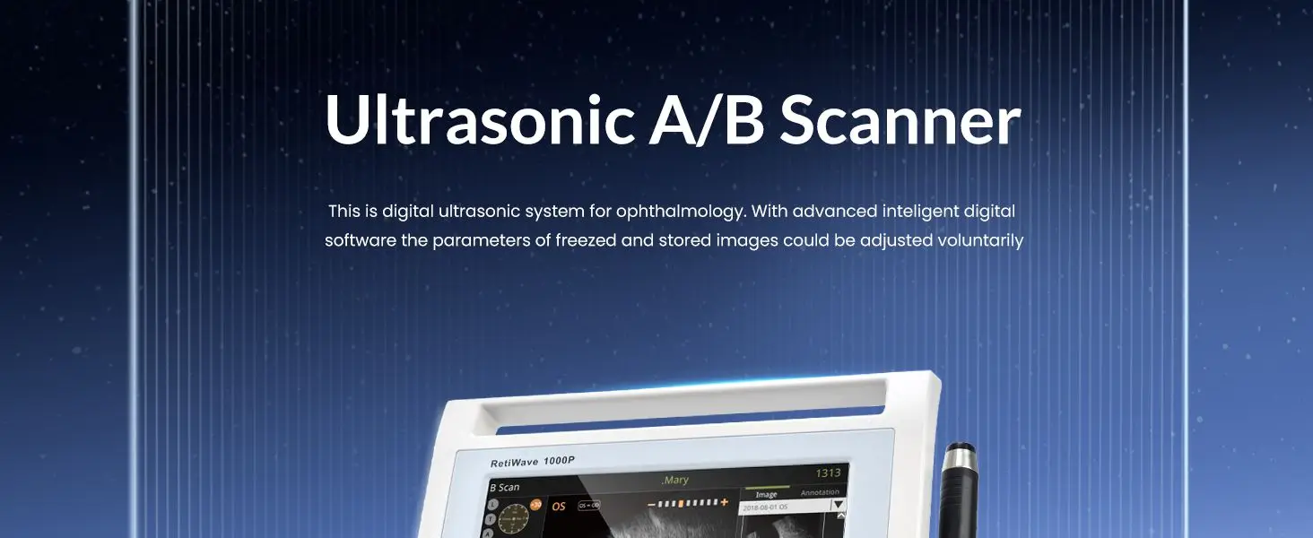Ophthalmology A/B Scan Retiwave RW-1000 China Eye Examination Ultrasound Machine Ophthalmic Ab Scan