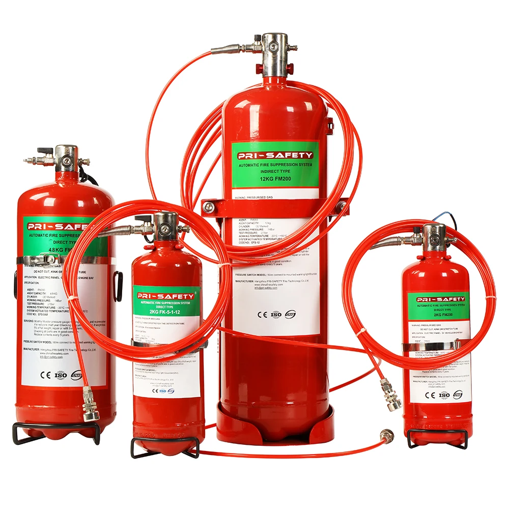 Detection Tube Fire Suppression System for Electrical Panel
