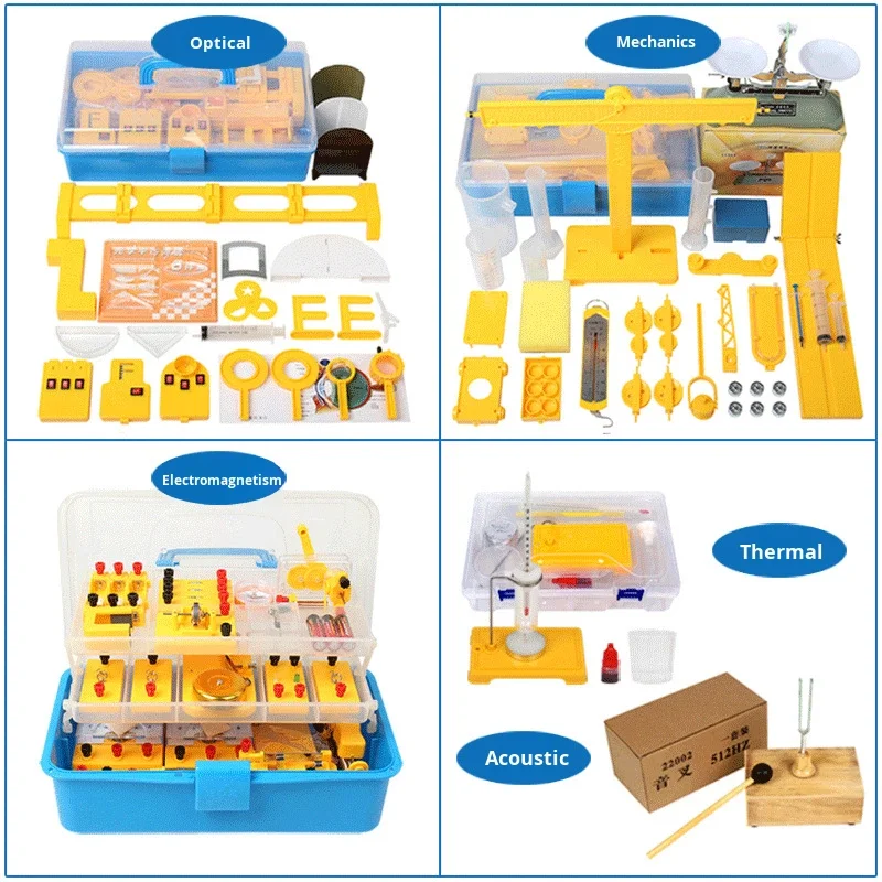 Junior High School Physics Experiment Equipment Box Electromagnetism Optics Mechanics Thermodynamics Acoustics Teaching