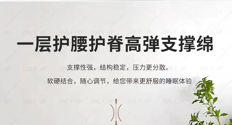 Thickened Bed Mattress With Pocket Spring Air Breathable Adults King Size Memory Foam Mattress Hotel Bedding Sleep