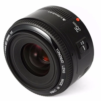 Yongnuo 35mm YN35mm F2 Lens Wide-angle Large Aperture Fixed Auto Focus Lens for F EF Mount Cameras detail image
