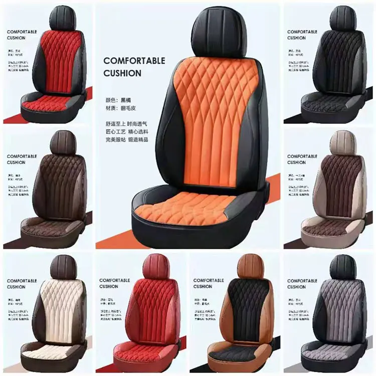 Universal Size 9d Fully Covered Pu Leather Fabric Car Seat Cover Buy