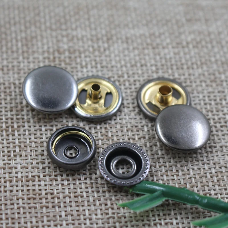 Manufacturer Wholesale Cheap Price Metal Brass Double Snap Button For  Clothing - Buy Press Metal Snap Button,Metal Button Snaps For  Leather,Custom