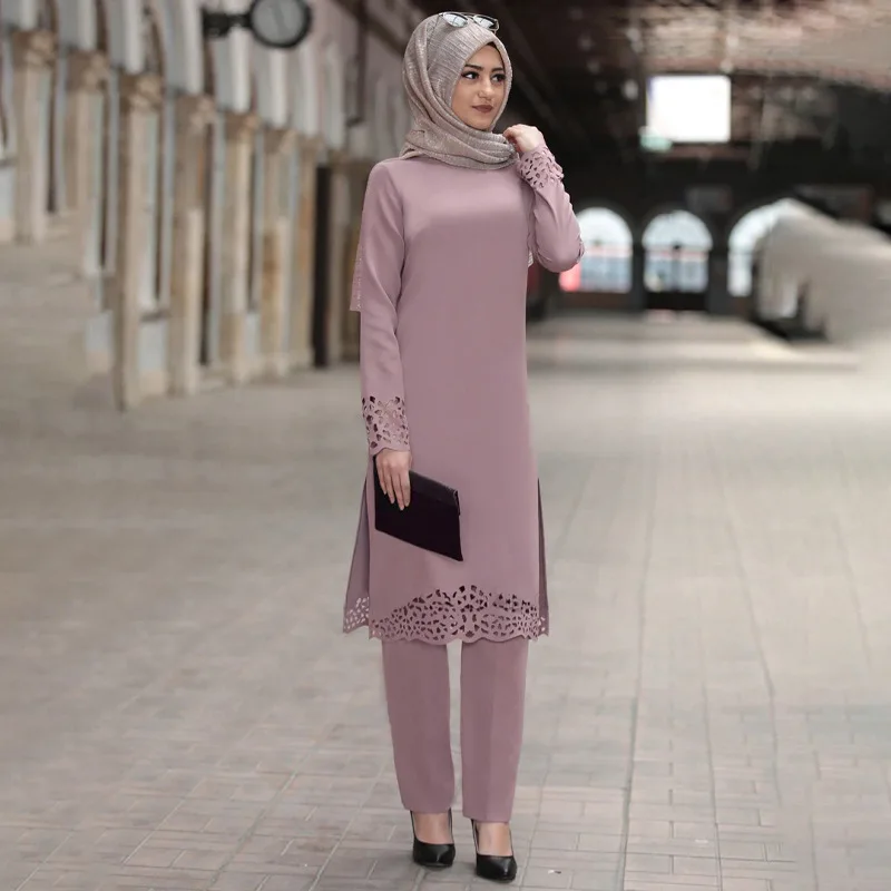 Wholesale Elegant Plus Size Muslim Women Dress Women's Office Wear 2 Piece  Suit Oversized Suit For Women - Buy Plus Size Women's Office Wear Suit,New  Stylish Middle East Islamic Clothing Muslim Women