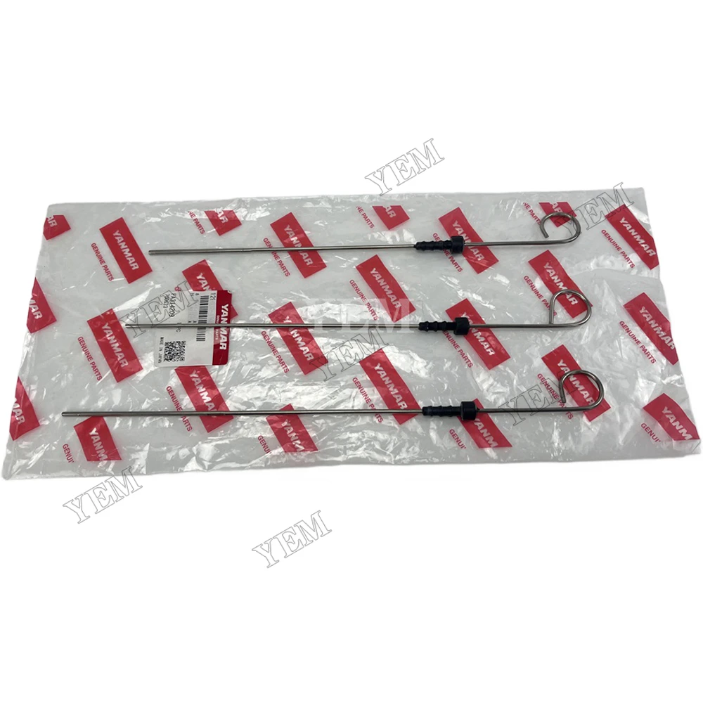 China Supplier 3TNV84 3TNV84T Oil Dipstick 129005-34802 Fit for Yanmar 3TNV84 Engine Overhaul Kit.