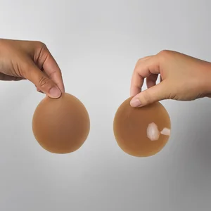 Nipple Covers No Show Reusable Sticky Bra Seamless Silicone Pasties for Women