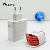 White, 100w EU Plug+RED cable