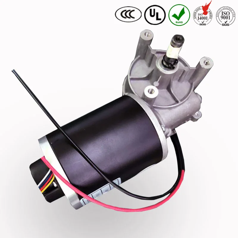 Moto-réducteur DC 12V - Boîte à Engrenages Vis Sans Fin - Couple élevé, Vitesses 15-200 RPM