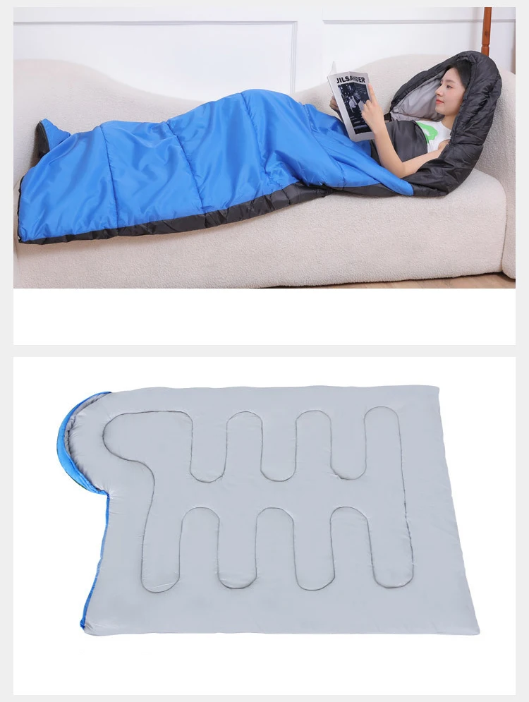 Portable Camping Waterproof Sleeping Bags Adults With Pocket 3 Season