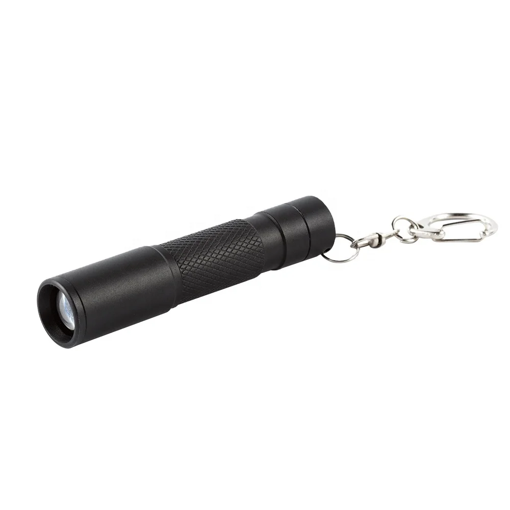 Mini XPE LED Keychain Light Pocket Flashlight Key Ring Lamp Torch AAA
