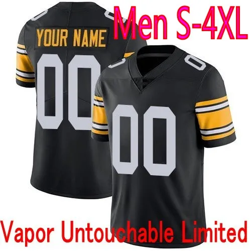 Men's Nike Pittsburgh Steelers Customized Black/White Two Tone Elite Jersey  on sale,for Cheap,wholesale from China