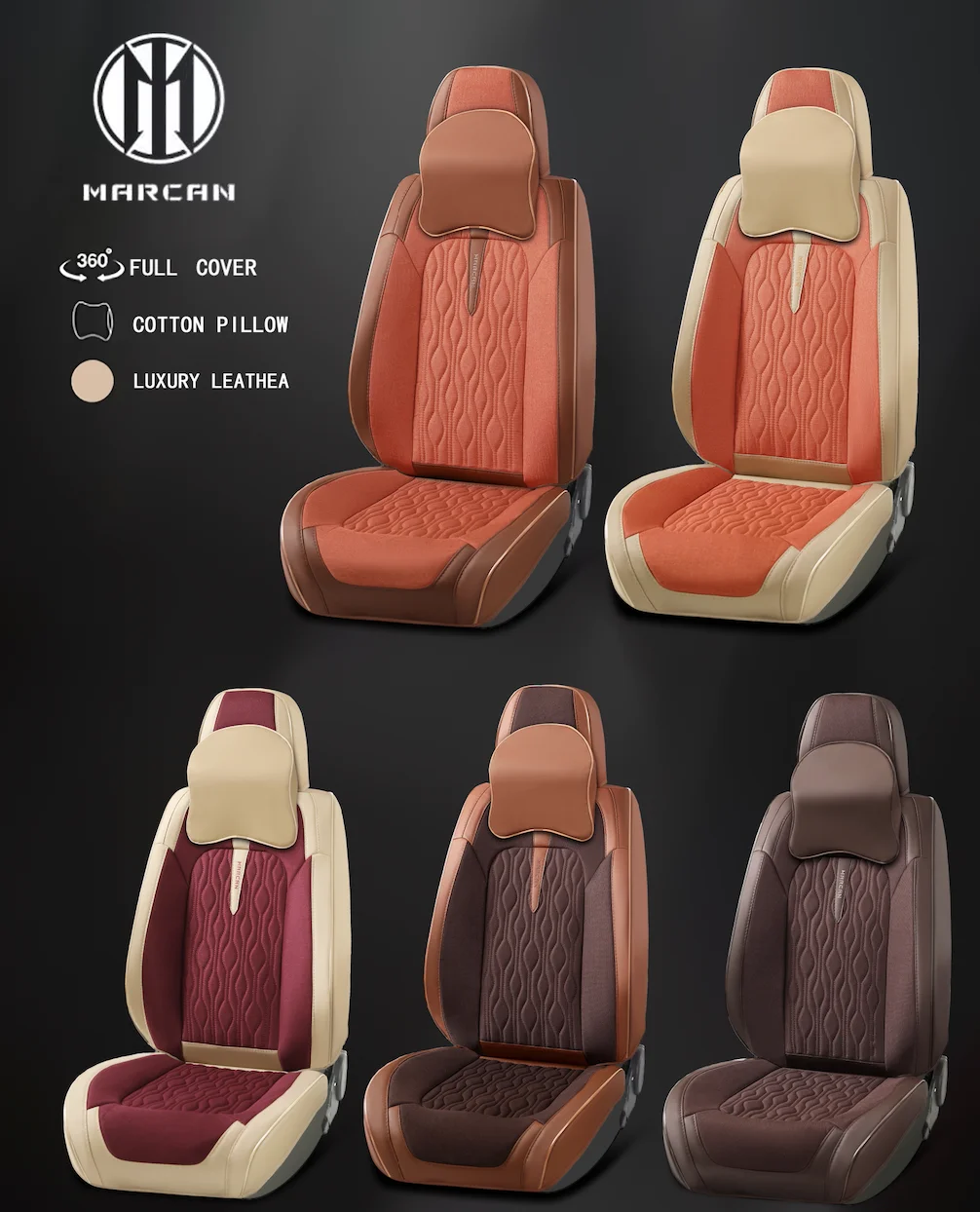 Kain Universal PVC PU murni setengah kulit kain penutup jok Mobil  Aksesori Mobil