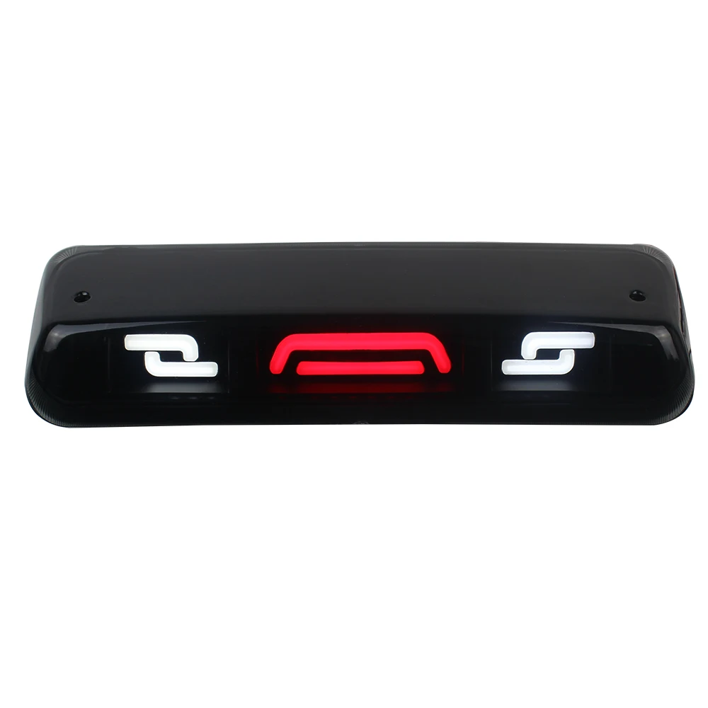 Brake Lights For 2004-2008 Ford F150 - Black Smoked 3rd Brake