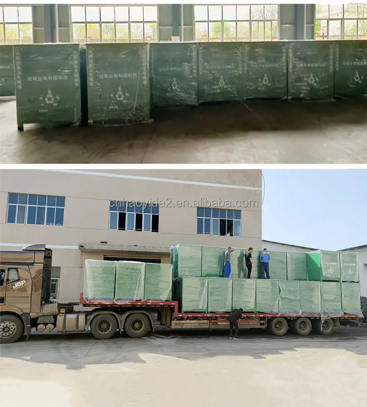 Wholesale Donation Bin Clothing Recycle Bins Customized Outdoor Street