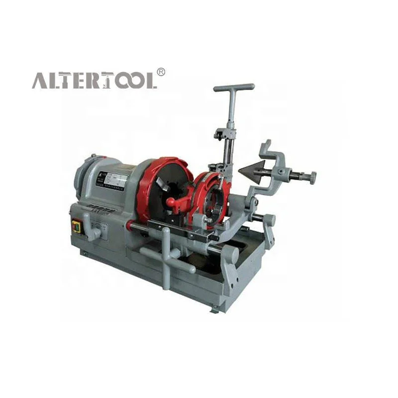 Автоматический Портативный стали 4-дюймовый резьбонарезной станок трубы с изменение скорости коробки передач