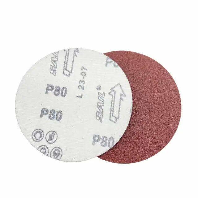 Alumina Oxide Vel cro Disc Abrasive Sanding Grinding Disc Sanding Paper 150mm