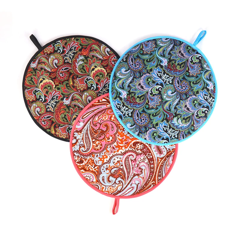 Custom 11 Inch Insulated Tortilla Warmer Fabric Use for Tortillas Naan Pita Pizza Microwave Heat Tortilla Warmer