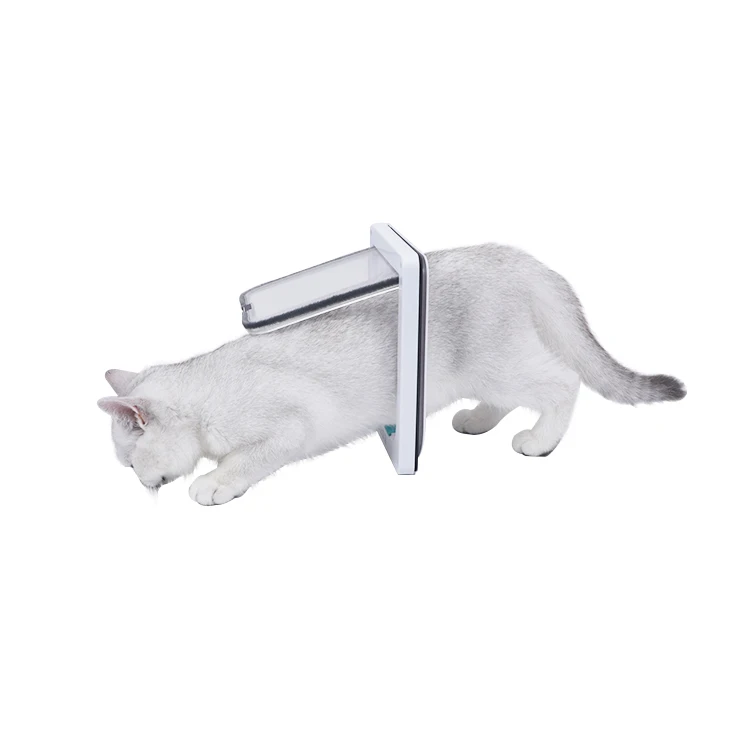 Pet Products Custom 4 Way Locking Safety Interior Cat Gate Flap Pet Dog Door Dog Door Doors For Cats