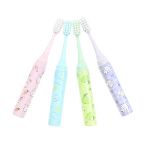 Everyday Use Large Handle Customized Cute Cartoon Toothbrush Home Use Reusable Children's Toothbrush