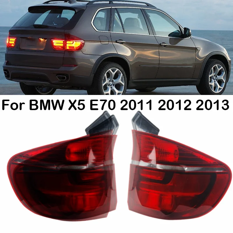 LED Outer Taillight Assembly Tail Light for BMW X5 E70 2011 2012 2013 Rear Lamp Left Right Side 63217227791 63217227792