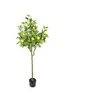 Árbol de limón artificial de un solo tallo de 140 cm tipo 1