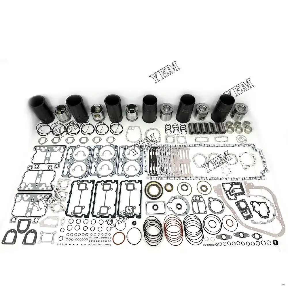 Overhaul Gasket Kit With Cylinder Gaskets Set Piston Rings Liner Fit for Engine Parts N14 Diesel Engine Spare Parts