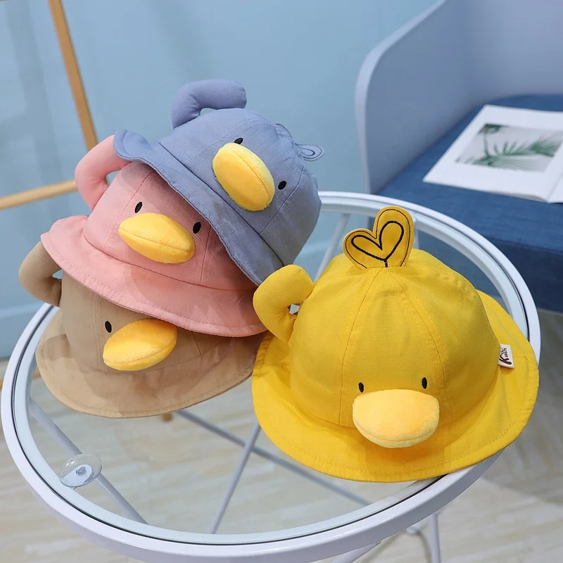 yellow duck bucket hat