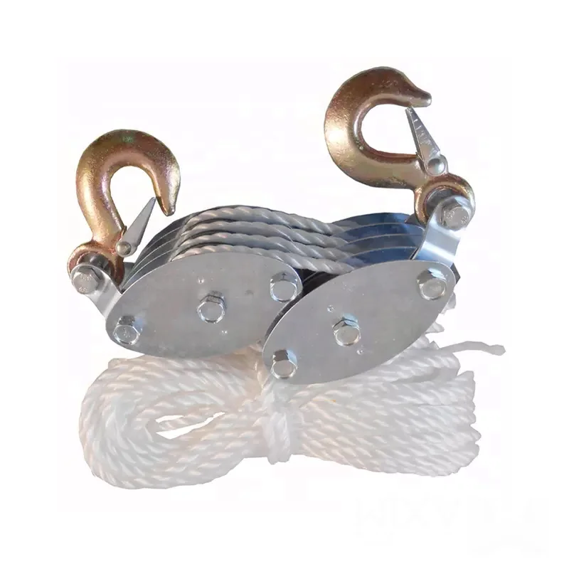 High Quality Donghuan QHJ Insulated Steel Tackle Hoist 2 Ton Rope ...