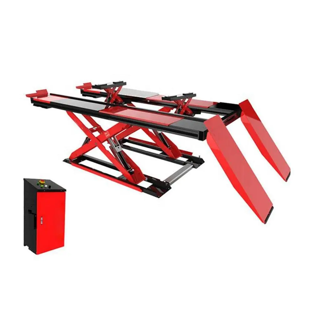 Auto Lift Scissor Car Lift Wheel Alignment With Computer - Buy Wheel ...