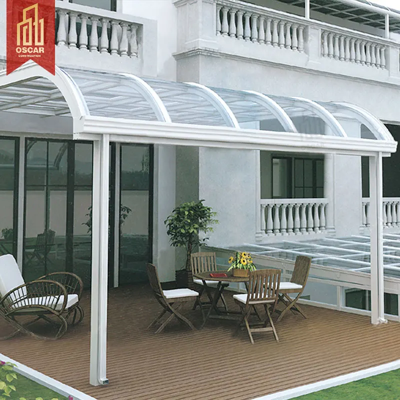 Sonnenschutz Vordcher Markisen schirm Sonnenschutz Aluminium Markise  Terrassen abdeckung Polycarbonat Dach Markise Baldachin