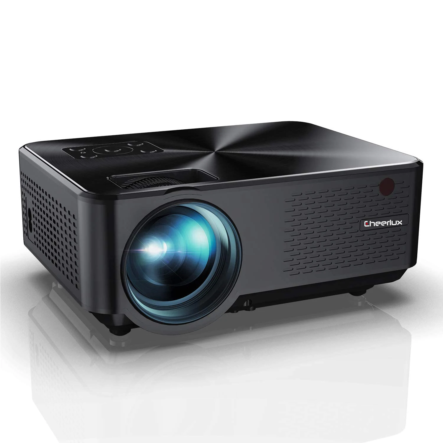 cheerlux c9 hd projector 2800 lumens with built in tv