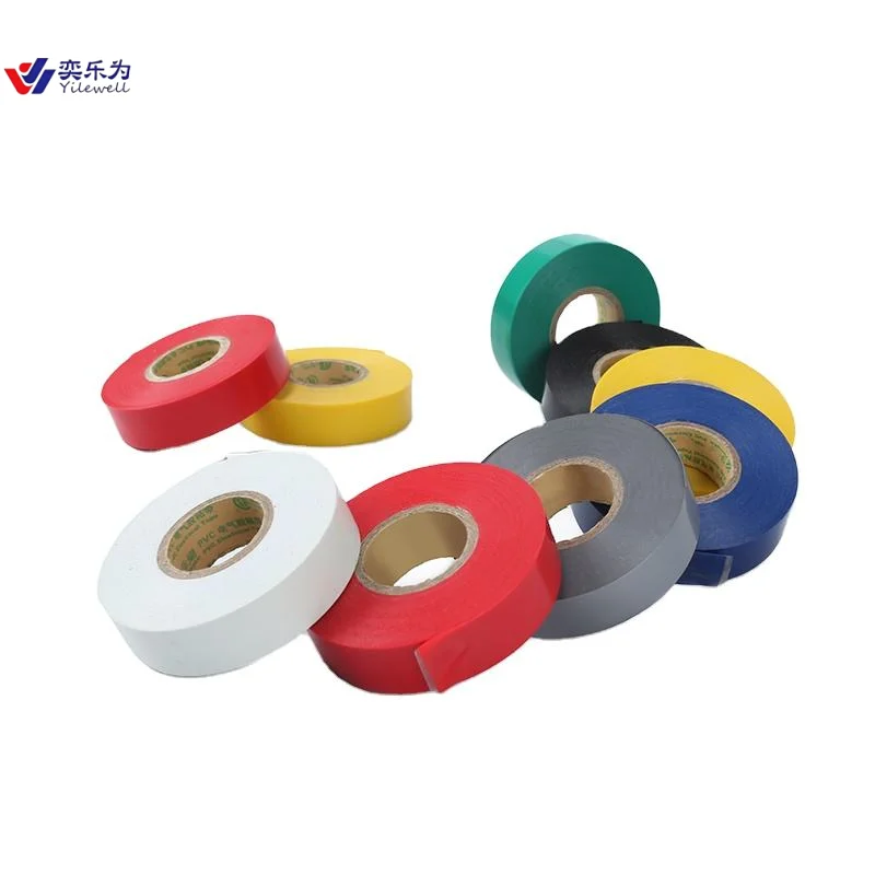 PVC Pressure Sensitive Adhesive Single Sided Heat-Resistant Waterproof Insulation Electric Tape 0.11mm Adhesive Sticker