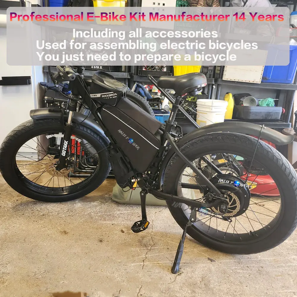 ファットタイヤ電動自転車キット 自転車 48-72v 3000w 5000w 26x4 24x4