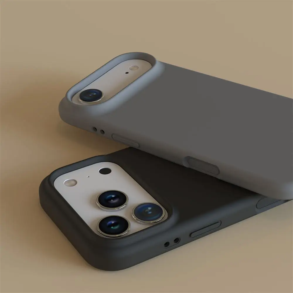 Eco Friendly Magnetic case for iPhone 17 17 Air Pro Max Minimalist Comfortable Customizable Liquid Silicone Phone Case