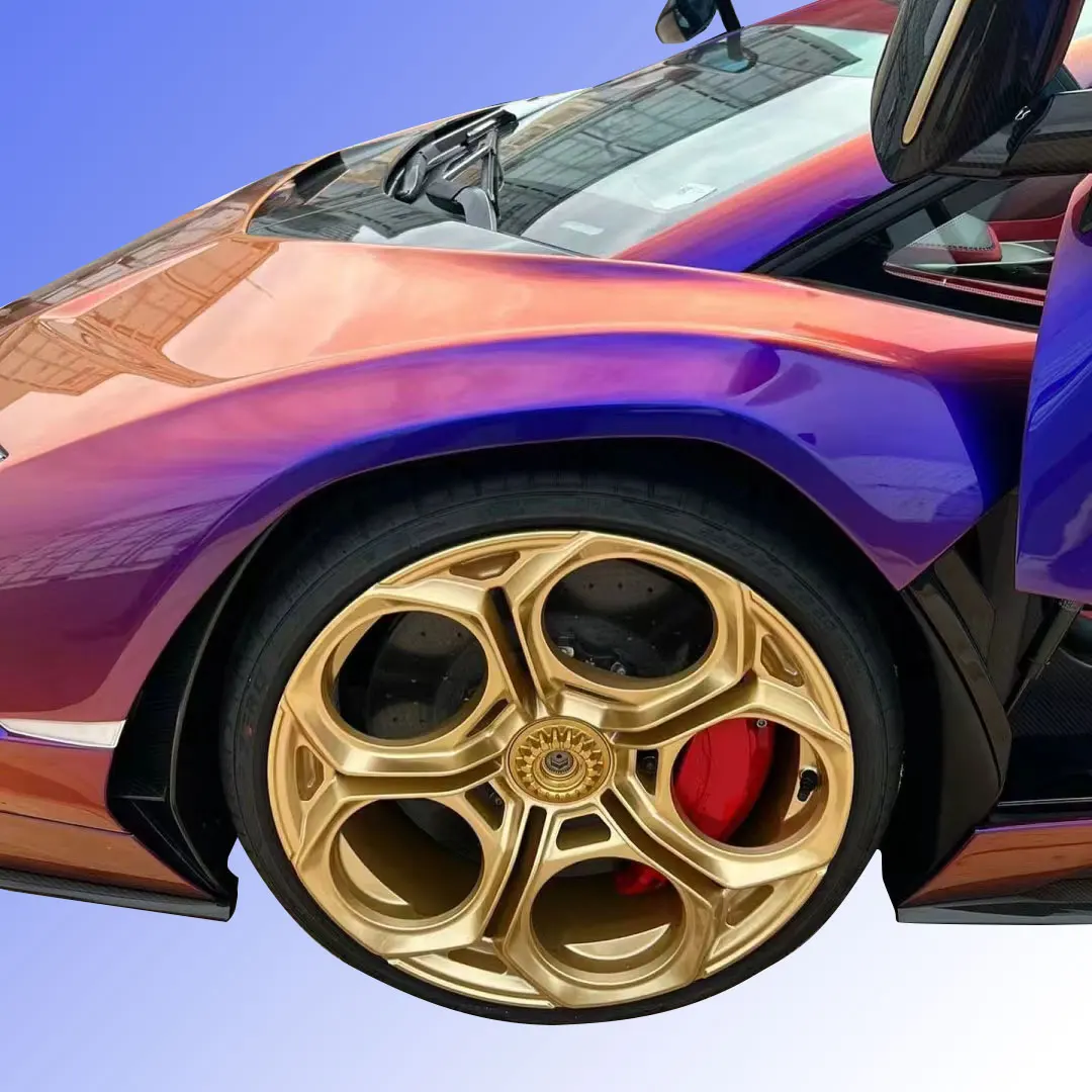 Blue Purple Orange Chameleon Pigment Powder Pearl Pigment Loose Shimmer Automotive Coating Car Paint Pigment