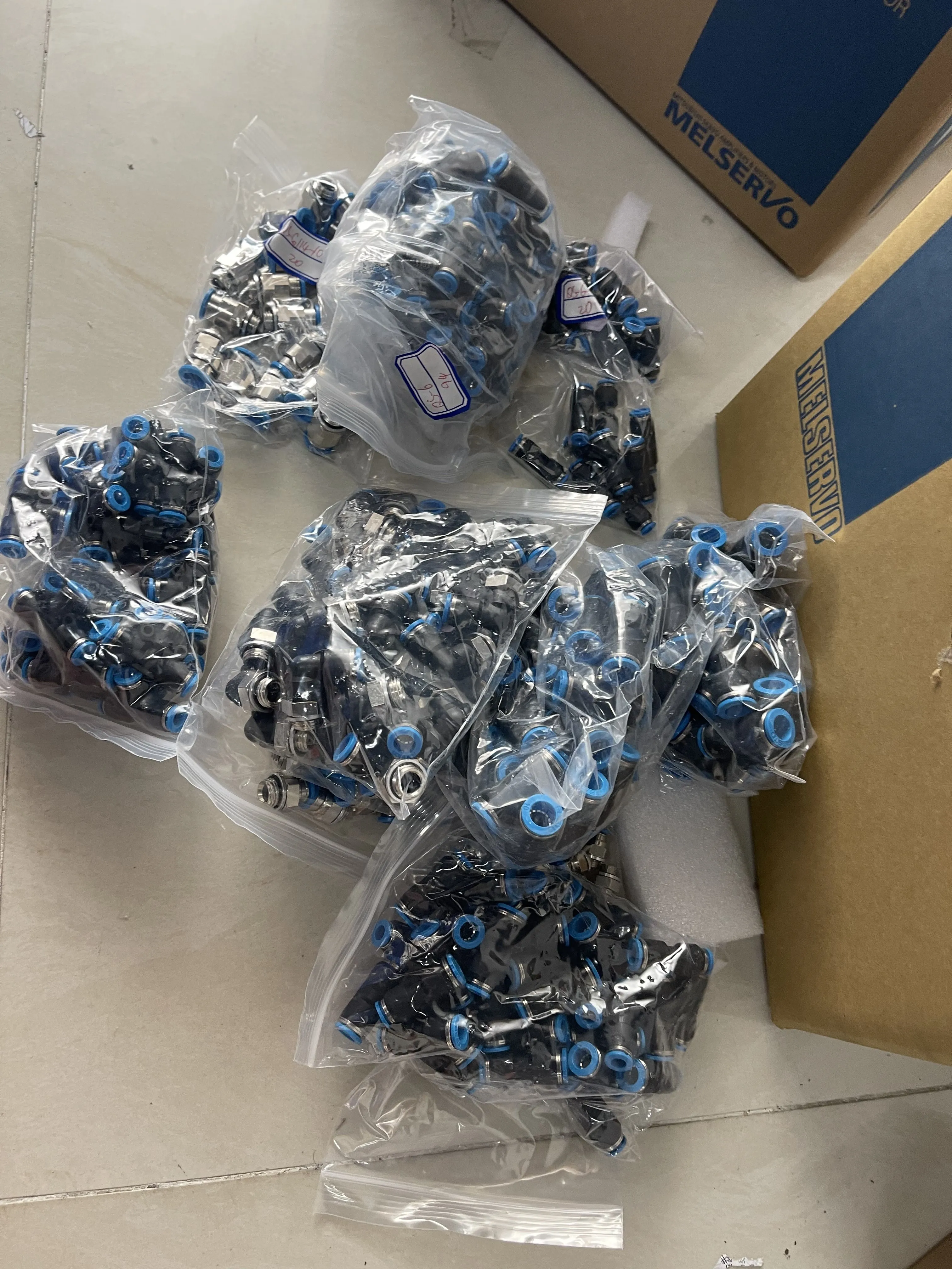 Mitsubishi Pneumatic Fitting Assorted QS-6 Mitsubishi Pneumatic Fitting Assorted QS-6