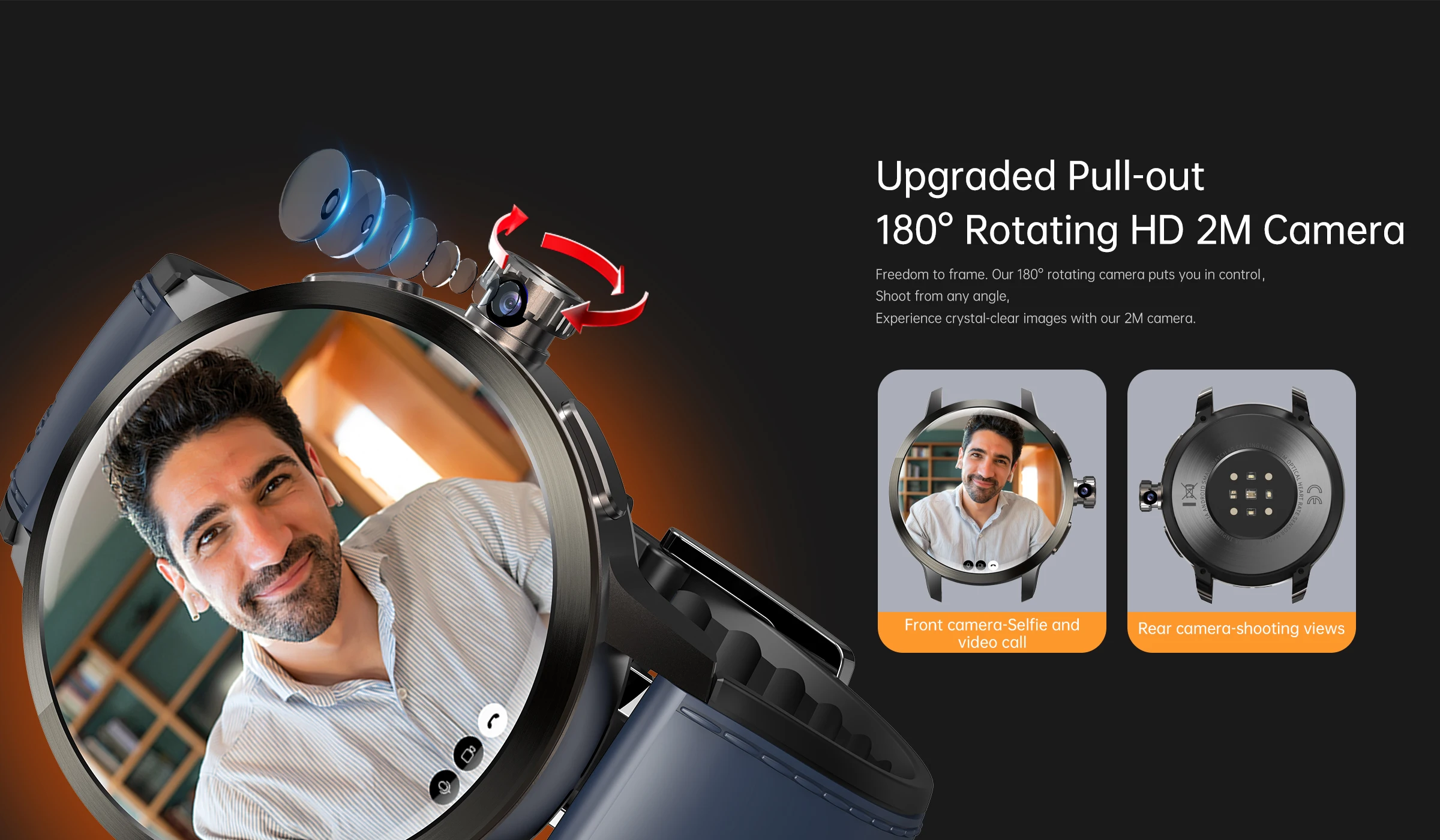 2026 Global Version DM82 Android 4G Sim Card Smartwatch 1.75