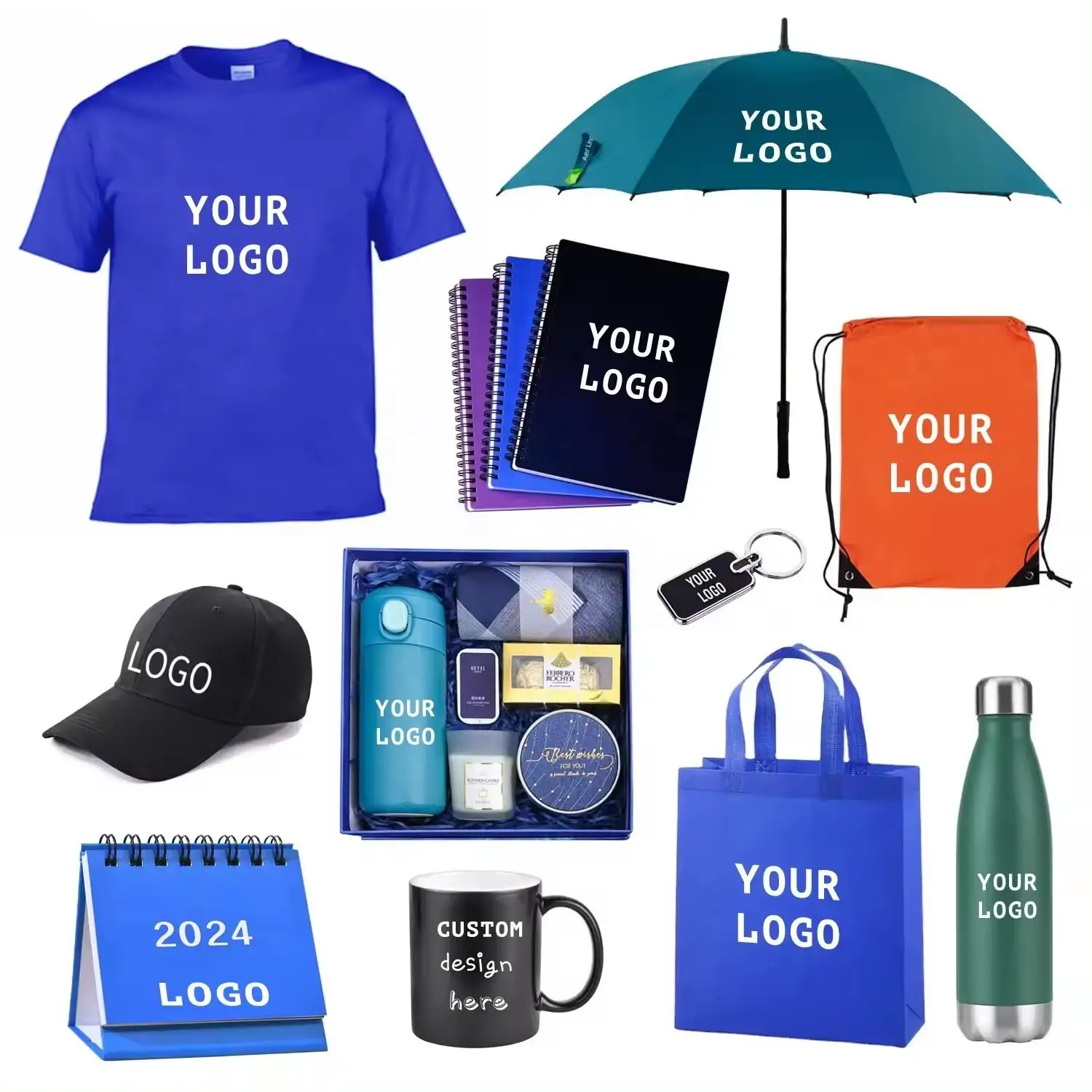 Custom Logo New Printing Cheap No Minimum Quantity Gadgets Small Gift Wholesale Promotional Items