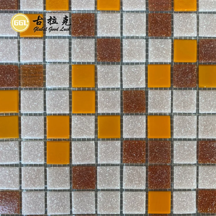 Mosaic Tiles Colorful Glass Mosaic for Hotel Bathroom Kitchen