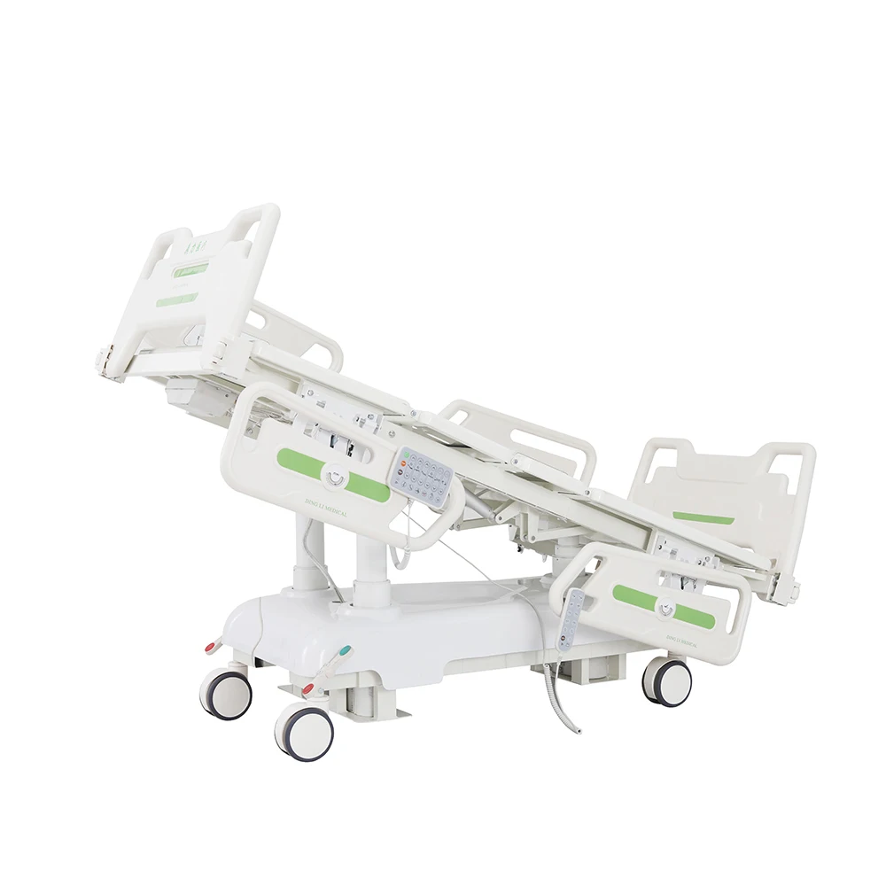 Electric Modern School & Hotel Use Height Adjustable Hospital Bed with CPR Function Patient Safety Comfort Trendelenburg Feature 4