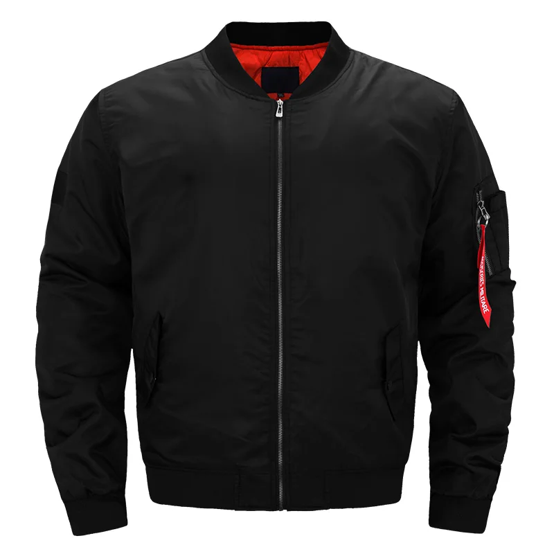 Quality Item in Stock Stylish Custom Logo Jacket Coat Mens Big Size Street Wear Out Wearing Bomber Jacket