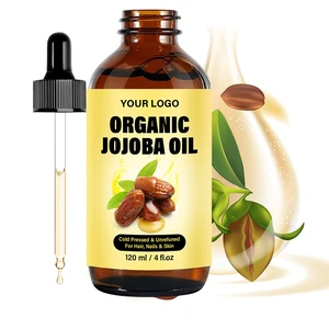 100% Pure Organic Jojoba Essential Oil Premium Cold-Pressed for Anti-Aging & Hydration Face Serum for Glowing Skin