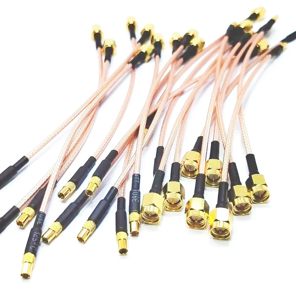 RG316  Pigtail cable assembly SMA Male plug to MMCX Female jack Coax RG316 Extension Cord Adapter Coaxial Cable