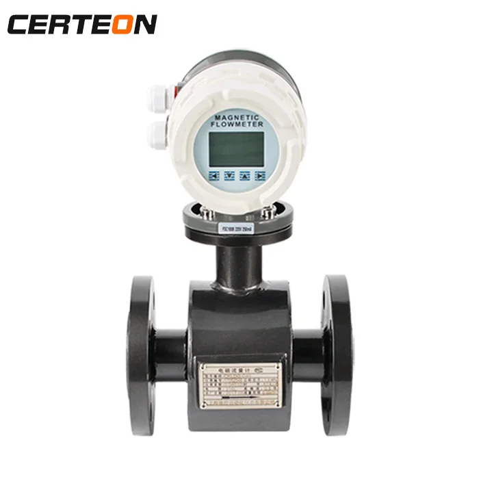 Electromagnetic Concrete Slurry Flow Meter for Channel Drainage Smart Process Battery Operated DN25 Auto Standard